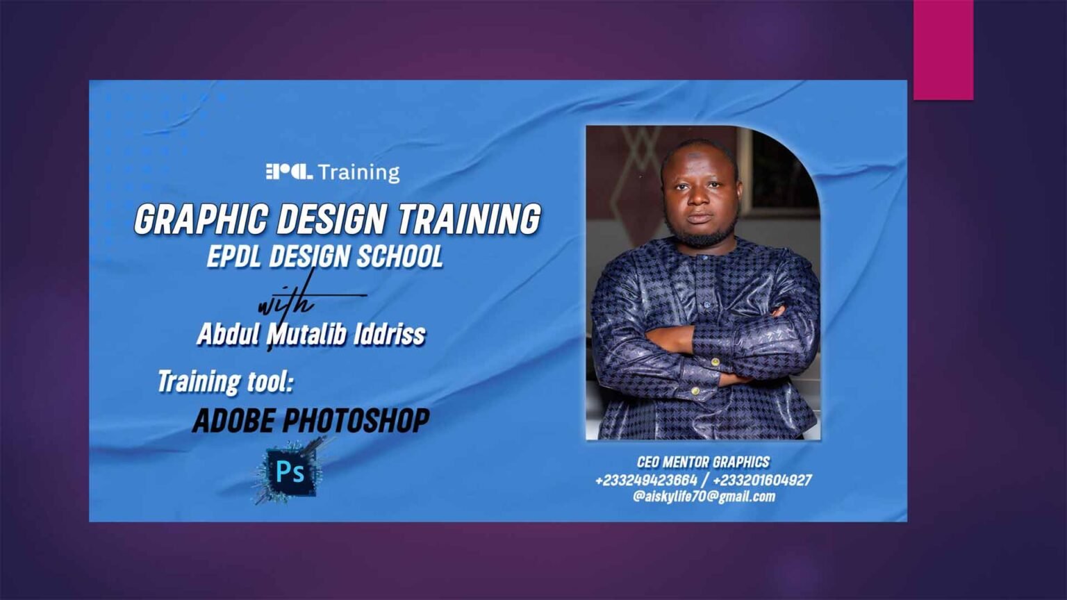 Graphic Design Training with Adobe Photoshop